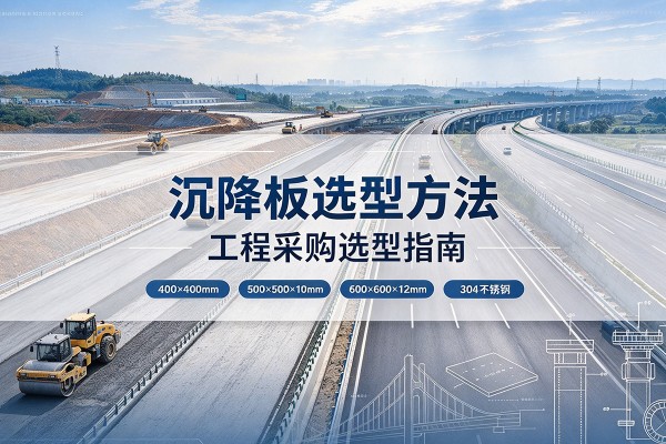 西昌沉降板选择方法