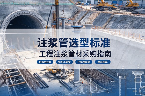 西昌注浆管选型标准
