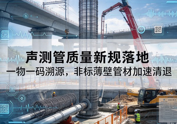 西昌声测管质量新规落地，一物一码溯源，非标薄壁管材加速清退