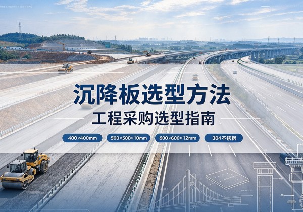 西昌沉降板选择方法